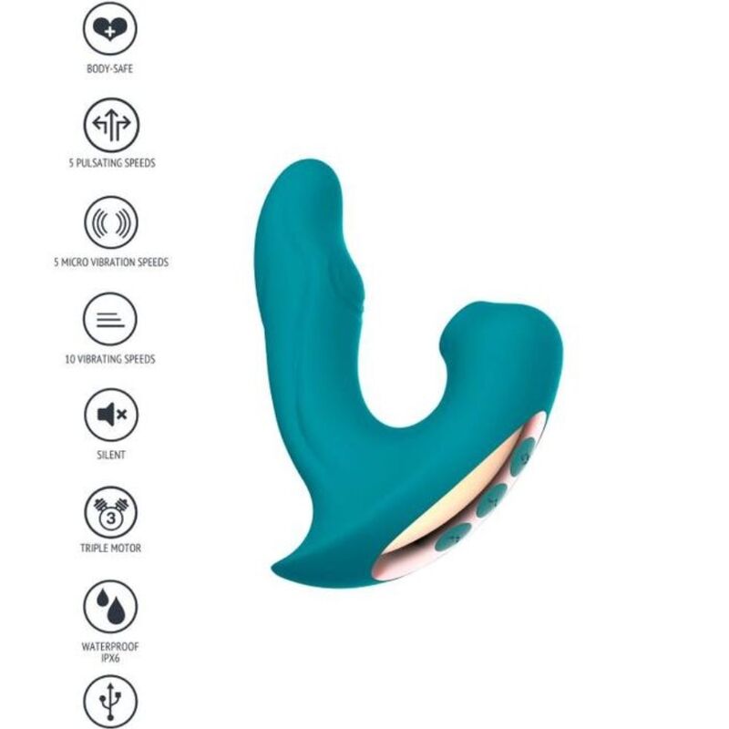 Xocoon Eternal Love Vibe Stimulator Green | Niks.fi verkkokauppa