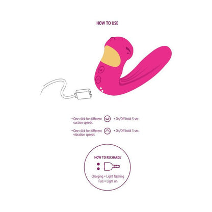 Xocoon Celestial Love Vibe Stimulator Fuchsia | Niks.fi verkkokauppa