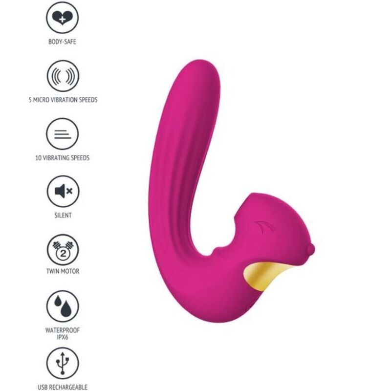 Xocoon Celestial Love Vibe Stimulator Fuchsia | Niks.fi verkkokauppa