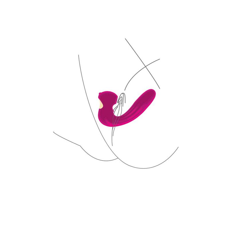 Xocoon Celestial Love Vibe Stimulator Fuchsia | Niks.fi verkkokauppa
