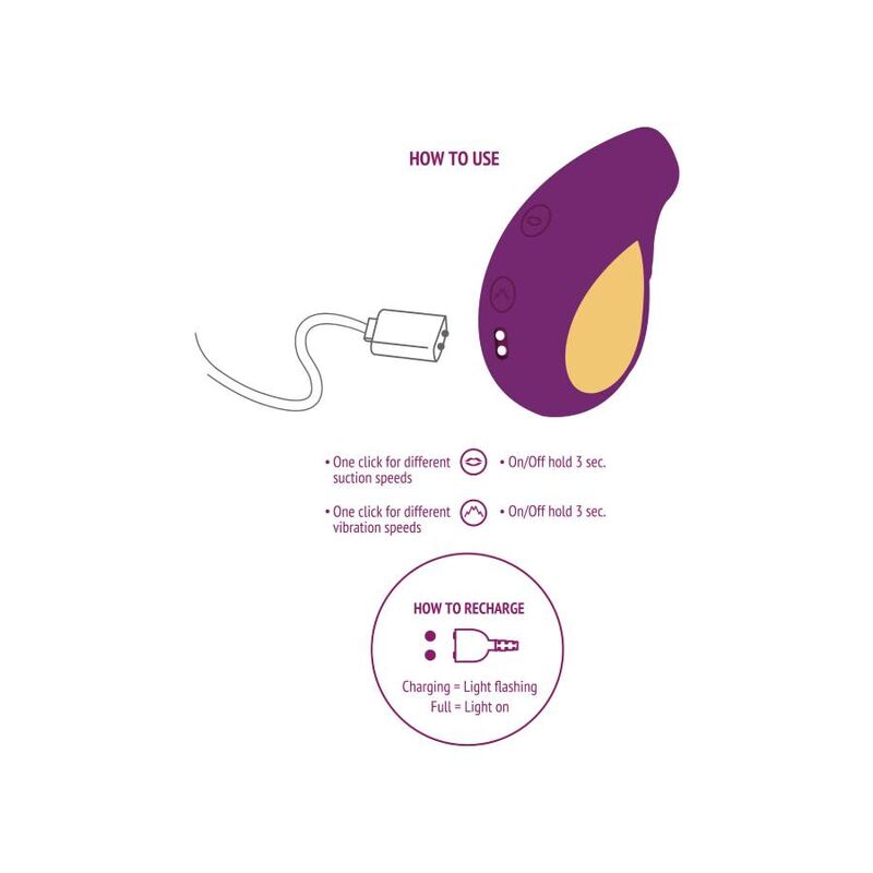 Xocoon Divine Love Stimulator Purple | Niks.fi verkkokauppa
