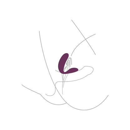 Xocoon Bound Love Couples Vibrator Purple | Niks.fi verkkokauppa