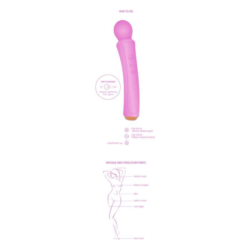 Xocoon The Curved Wand Fuchsia | Niks.fi verkkokauppa
