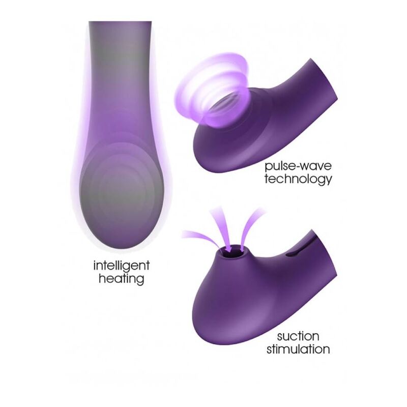 Zalo Queen Set Pulse Wave Clit Stim Purple | Niks.fi verkkokauppa
