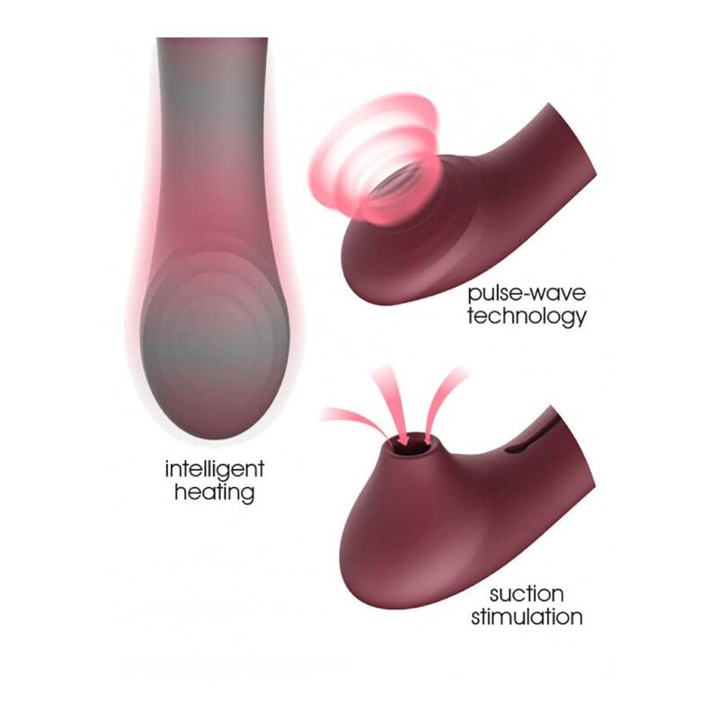 Zalo Queen Set Pulse Wave Clit Stim Red | Niks.fi verkkokauppa