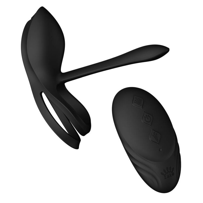 Zalo Bayek Vibrating Couples Ring Black | Niks.fi verkkokauppa