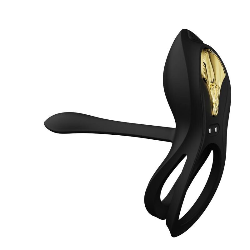 Zalo Bayek Vibrating Couples Ring Black | Niks.fi verkkokauppa
