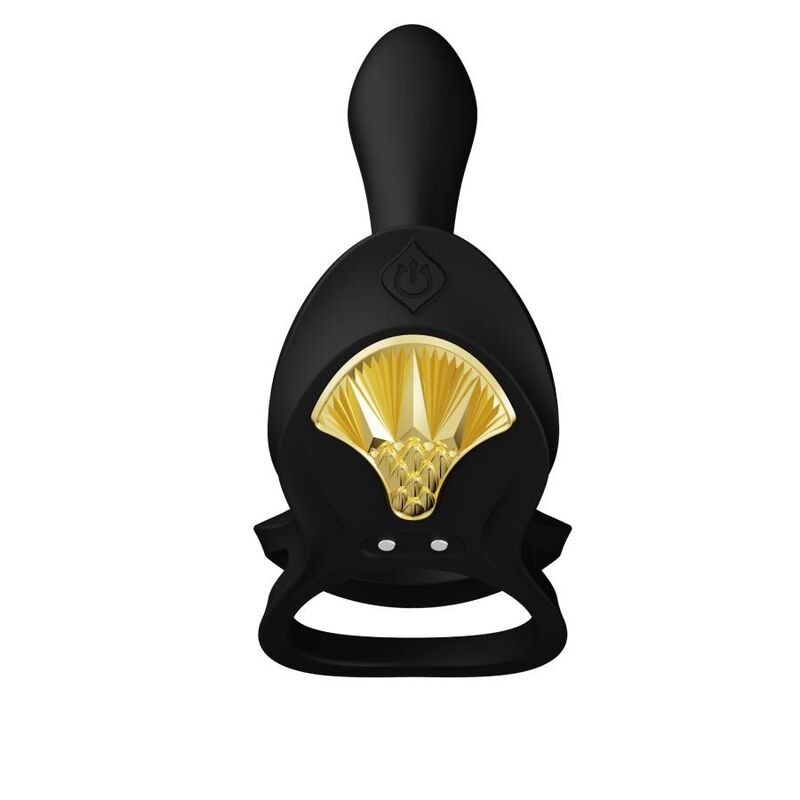 Zalo Bayek Vibrating Couples Ring Black | Niks.fi verkkokauppa