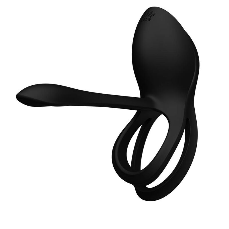Zalo Bayek Vibrating Couples Ring Black | Niks.fi verkkokauppa