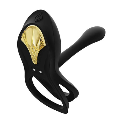 Zalo Bayek Vibrating Couples Ring Black | Niks.fi verkkokauppa