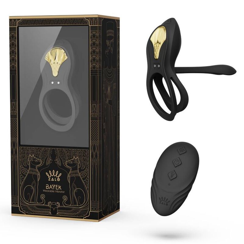 Zalo Bayek Vibrating Couples Ring Black | Niks.fi verkkokauppa