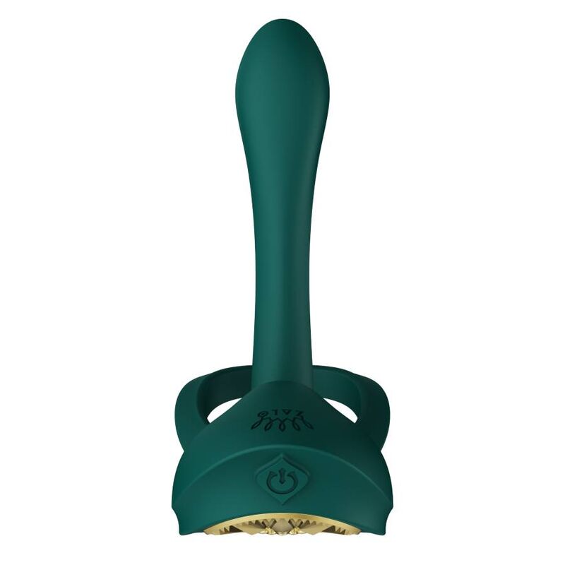 Zalo Bayek Vibrating Couples Ring Green | Niks.fi verkkokauppa