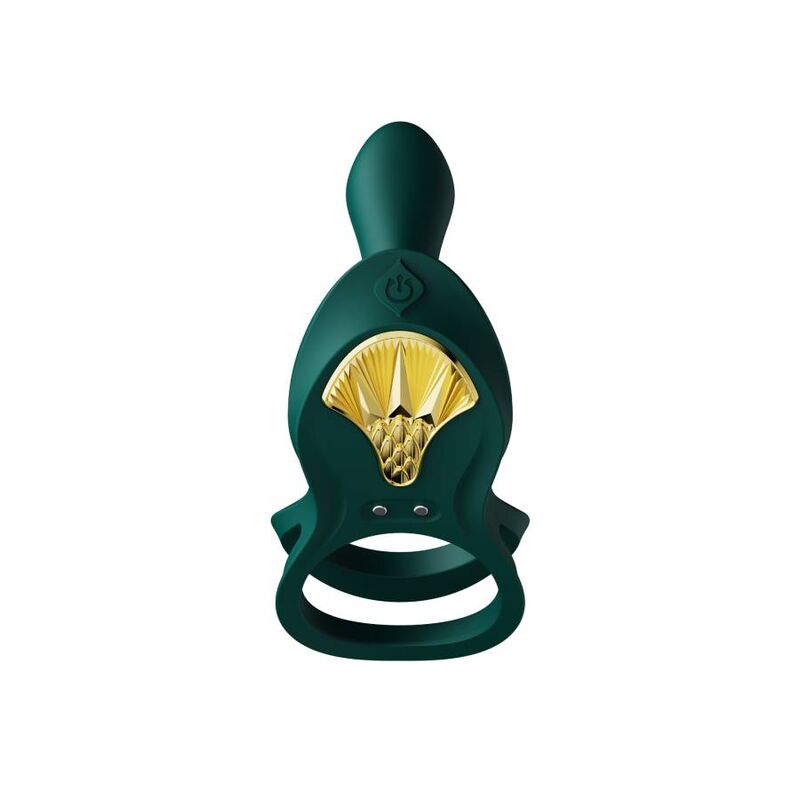 Zalo Bayek Vibrating Couples Ring Green | Niks.fi verkkokauppa