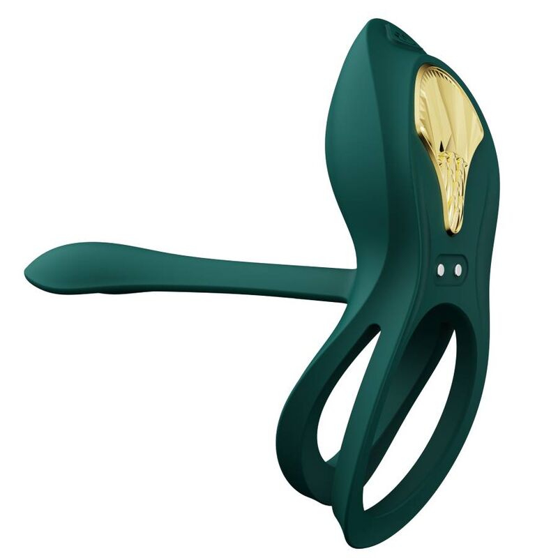 Zalo Bayek Vibrating Couples Ring Green | Niks.fi verkkokauppa