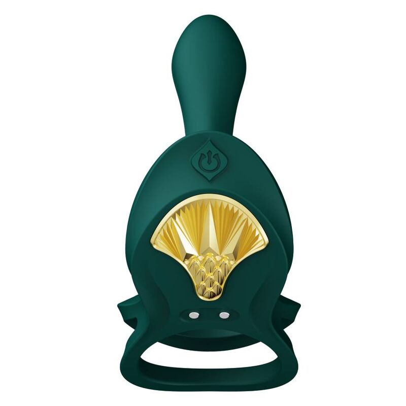 Zalo Bayek Vibrating Couples Ring Green | Niks.fi verkkokauppa