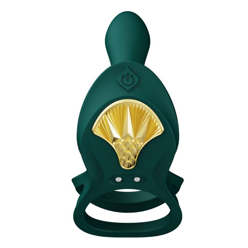 Zalo Bayek Vibrating Couples Ring Green | Niks.fi verkkokauppa