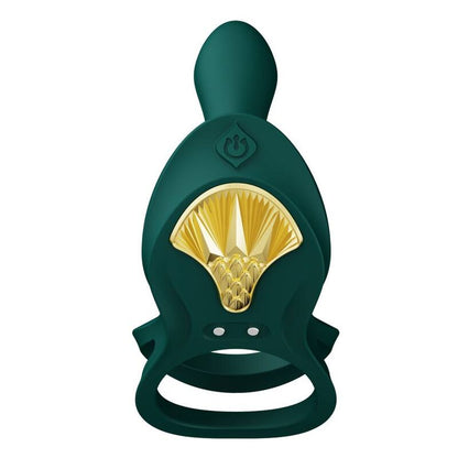 Zalo Bayek Vibrating Couples Ring Green | Niks.fi verkkokauppa