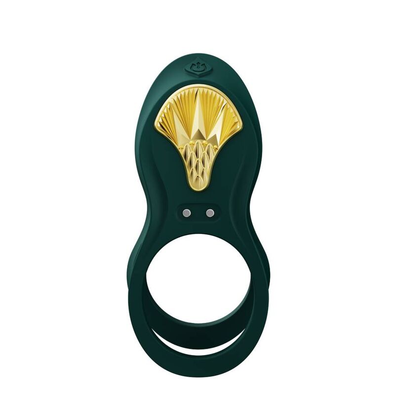 Zalo Bayek Vibrating Couples Ring Green | Niks.fi verkkokauppa