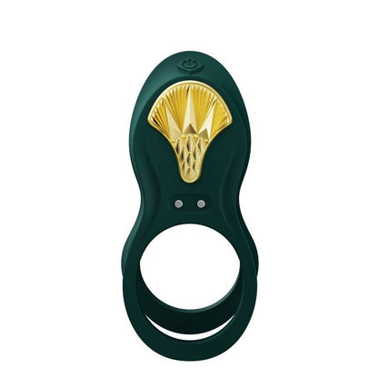 Zalo Bayek Vibrating Couples Ring Green | Niks.fi verkkokauppa