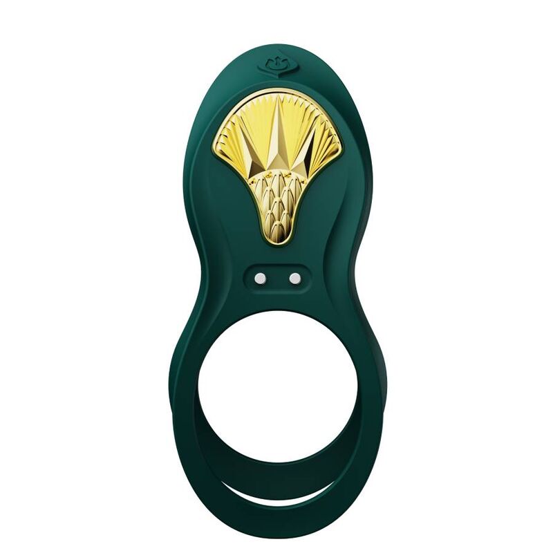 Zalo Bayek Vibrating Couples Ring Green | Niks.fi verkkokauppa