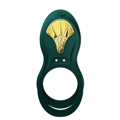 Zalo Bayek Vibrating Couples Ring Green | Niks.fi verkkokauppa