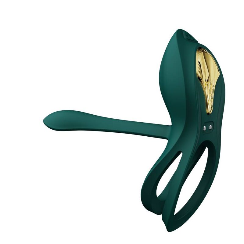 Zalo Bayek Vibrating Couples Ring Green | Niks.fi verkkokauppa