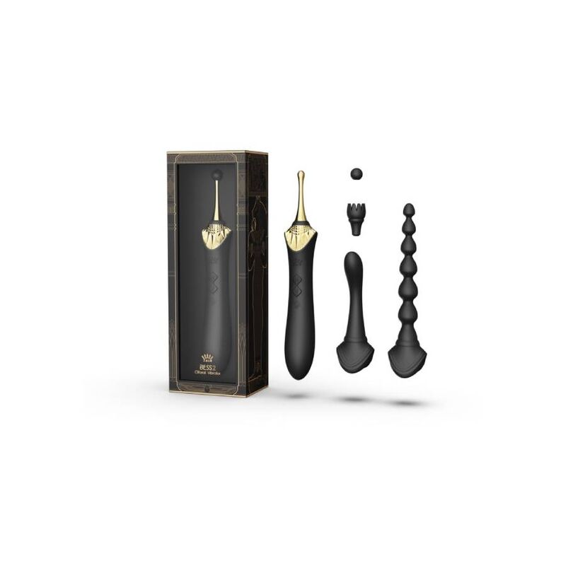 Zalo Bess 2 Clitoral Massager Black | Niks.fi verkkokauppa
