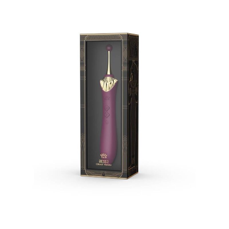 Zalo Bess 2 Clitoral Massager Purple | Niks.fi verkkokauppa