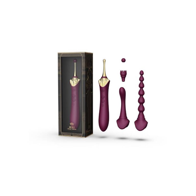 Zalo Bess 2 Clitoral Massager Purple | Niks.fi verkkokauppa