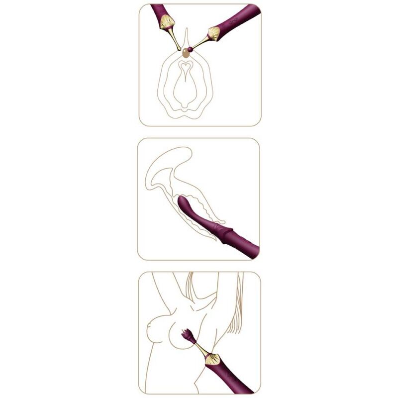 Zalo Bess 2 Clitoral Massager Purple | Niks.fi verkkokauppa