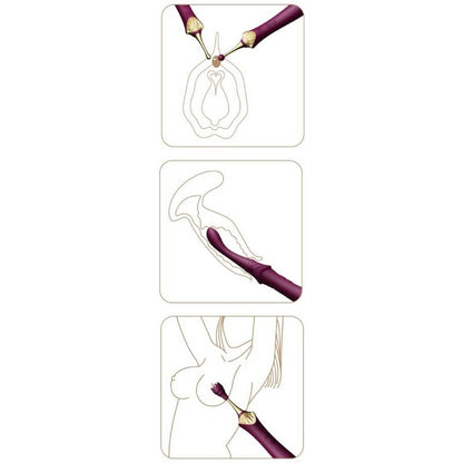 Zalo Bess 2 Clitoral Massager Purple | Niks.fi verkkokauppa