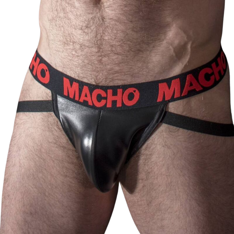 Macho Mx25Rc Jock Red Leather M | Niks.fi verkkokauppa
