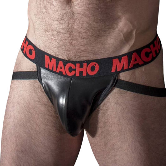 Macho Mx25Rc Jock Red Leather M | Niks.fi verkkokauppa