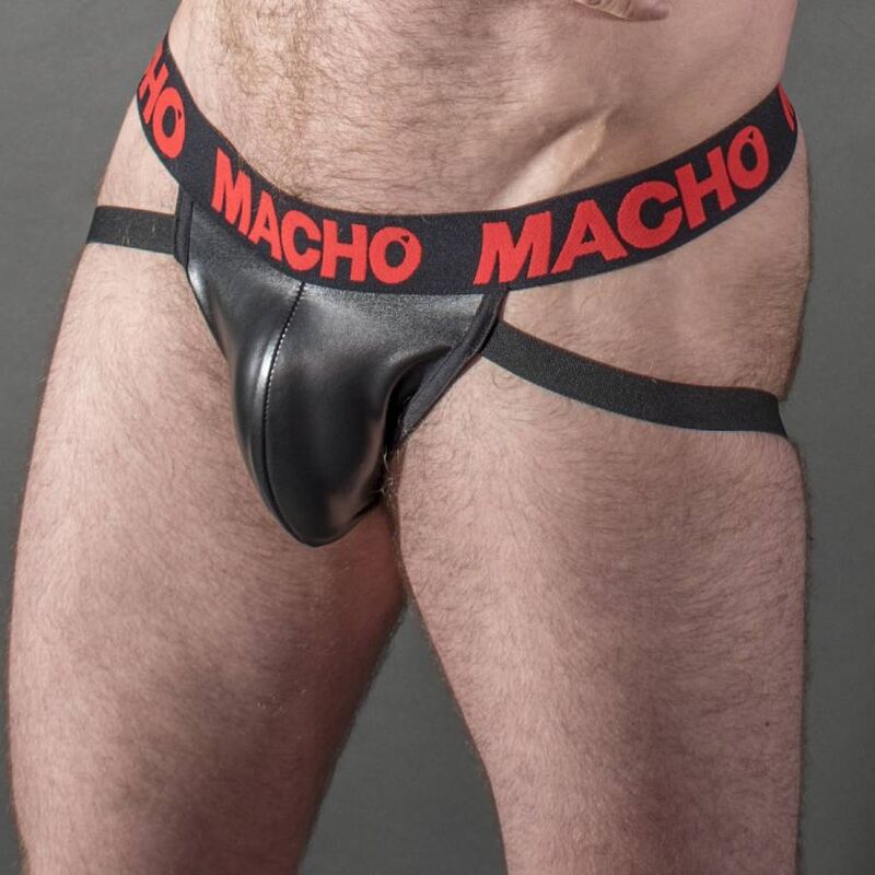 Macho Mx25Rc Jock Red Leather L | Niks.fi verkkokauppa