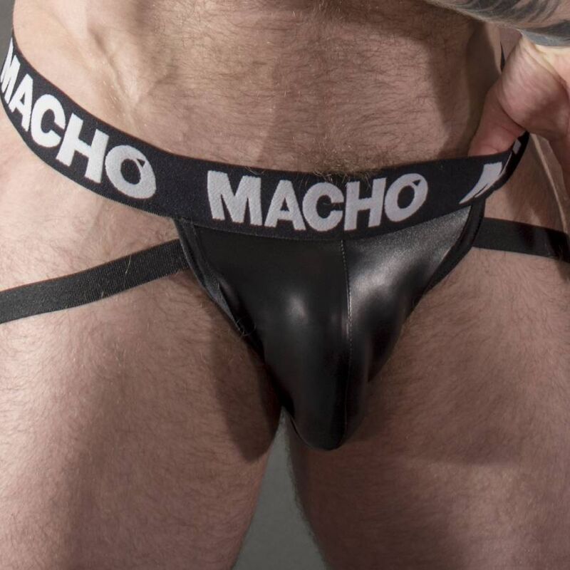 Macho Mx25Nc Jock Black Leather Xl | Niks.fi verkkokauppa