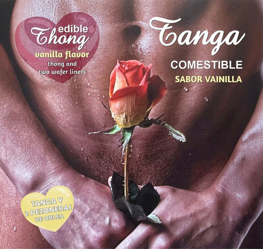 Hotflowers Men''S Thong + 2 Vanilla Wafer Nipple /Es/Pt/En/Fr/It/ | Niks.fi verkkokauppa