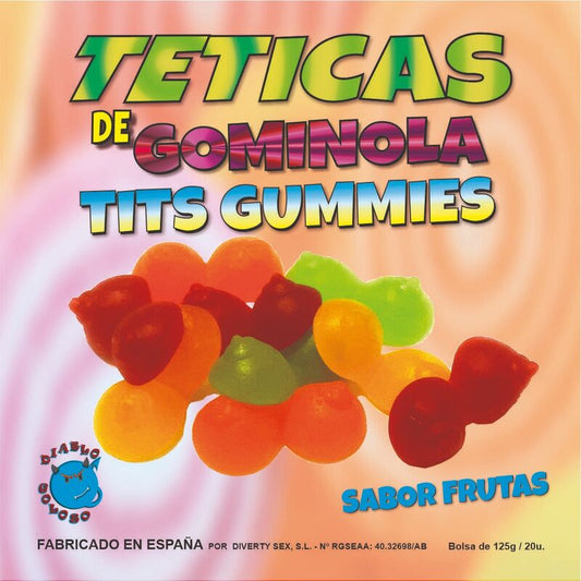 Diablo Goloso Assorted Glossy Gummy Teats | Niks.fi verkkokauppa