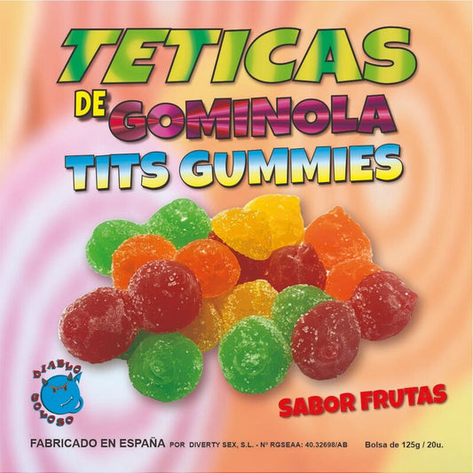 Diablo Goloso Assorted Sugar Gummy Teats | Niks.fi verkkokauppa