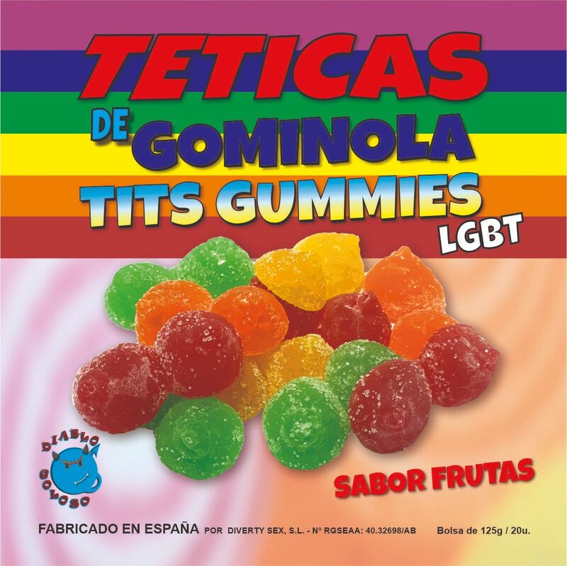 Diablo Goloso Assorted Sugar Gummy Teetics Lgtb | Niks.fi verkkokauppa