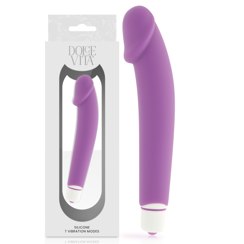 Dolce Vita Realistic Purple Silicone | Niks.fi verkkokauppa