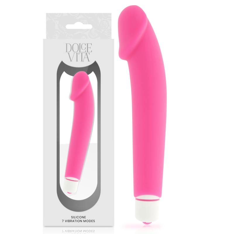 Dolce Vita Realistic Pink Silicone | Niks.fi verkkokauppa