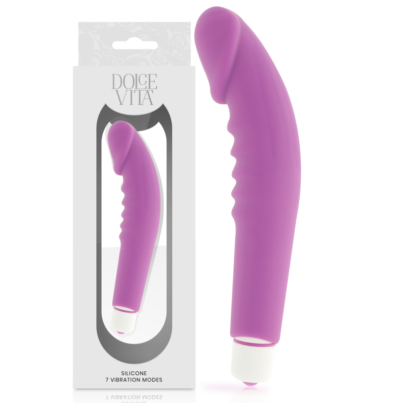 Dolce Vita Realistic Pleasure Purple Silicone | Niks.fi verkkokauppa