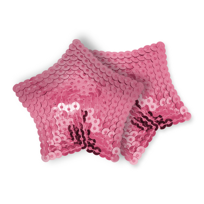 Ohmama Fetish Pink Sequined Star Nipples Covers | Niks.fi verkkokauppa