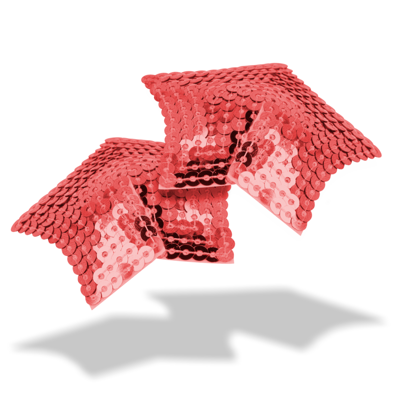 Ohmama Fetish Red Sequined Star Nipples Covers | Niks.fi verkkokauppa