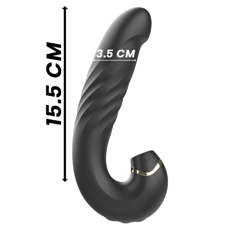 Ibiza Clip Up & Down +Vibrator + Clitoris Sucker | Niks.fi verkkokauppa