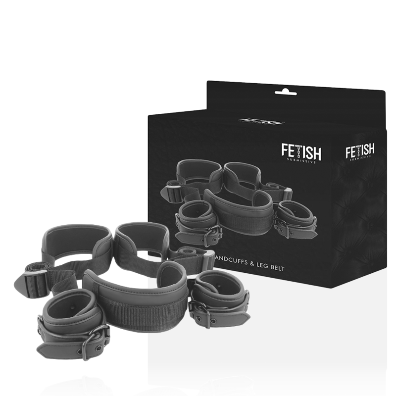 Fetish Submissive Open Legs Position With Noprene Lining Handcuffs | Niks.fi verkkokauppa