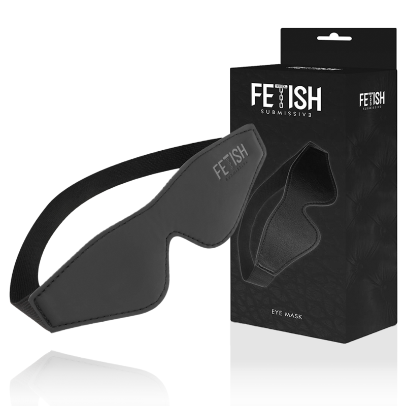 Fetish Submissive Vegan Leather Mask With Noprene Lining | Niks.fi verkkokauppa