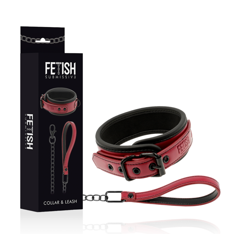 Fetish Submissive Dark Room Neoprene Lining Chain Necklace | Niks.fi verkkokauppa