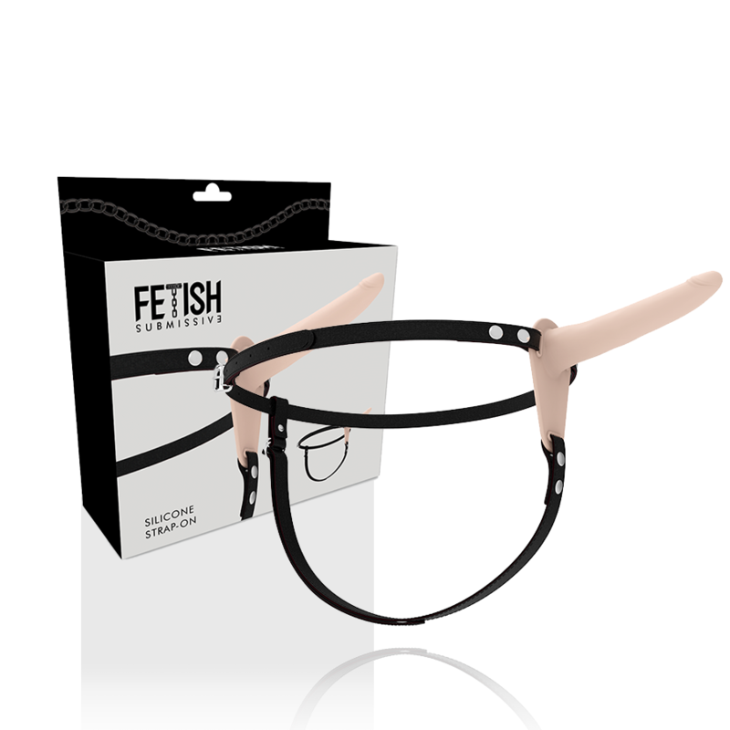 Fetish Submissive Harness Flesh Silicone 15 Cm | Niks.fi verkkokauppa