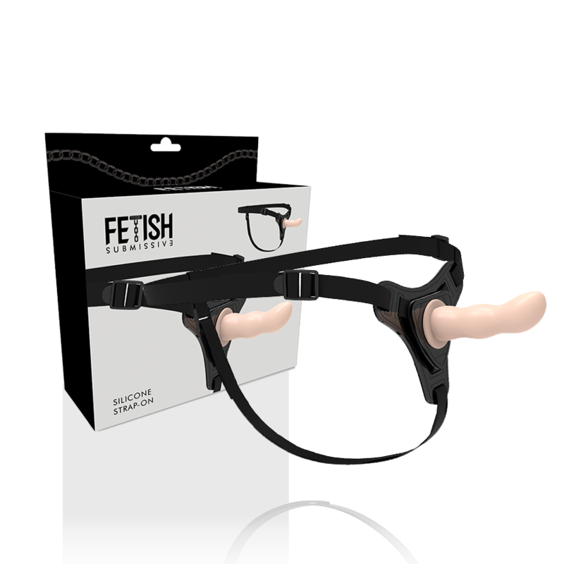 Fetish Submissive Harness Flesh Silicone G-Spot 12.5 Cm | Niks.fi verkkokauppa